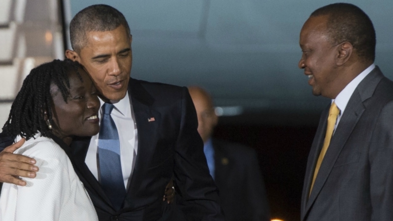 Barack Obama in Kenya for first presidential trip to father's homeland