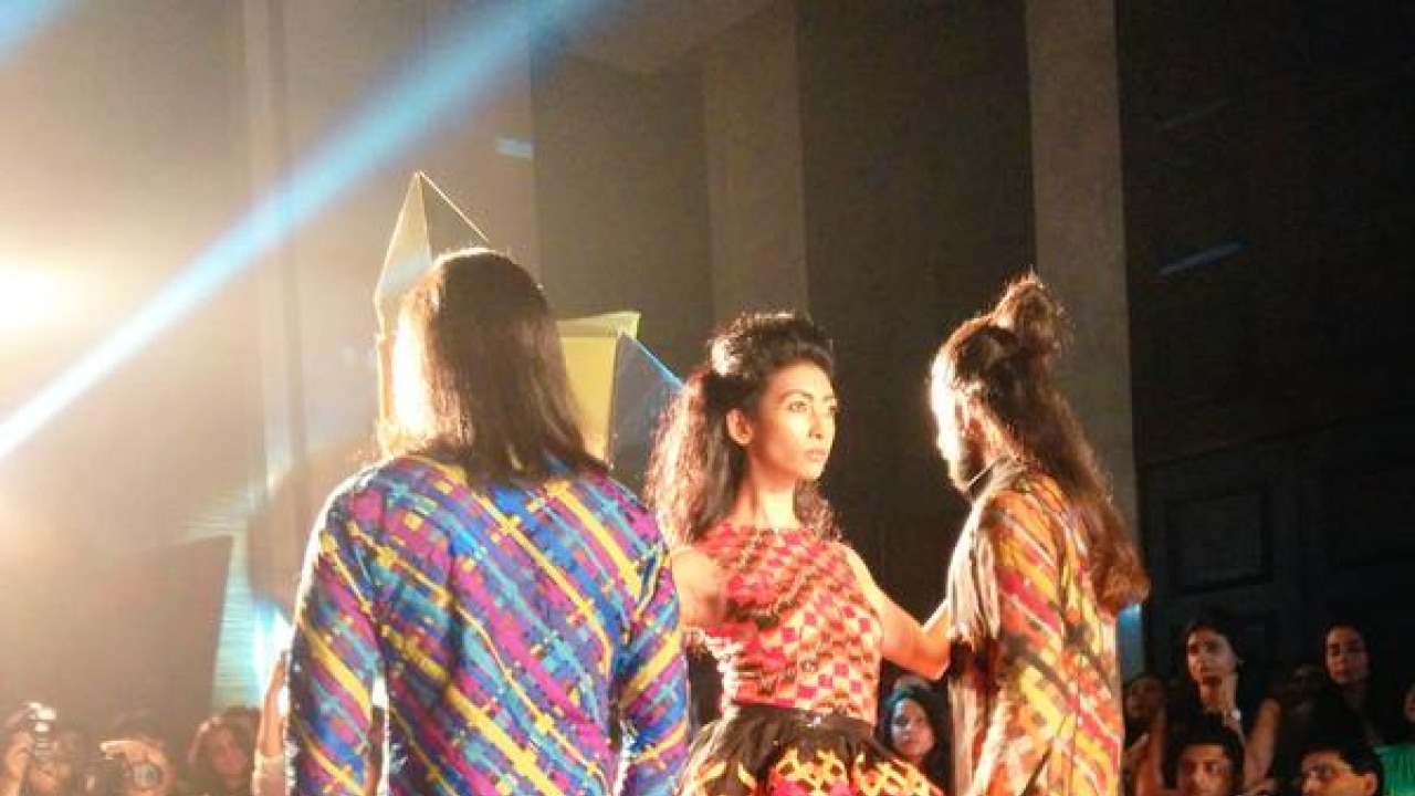 Models in 'Jawani Jaaneman' creation by Abu Jani and Sandeep Khosla