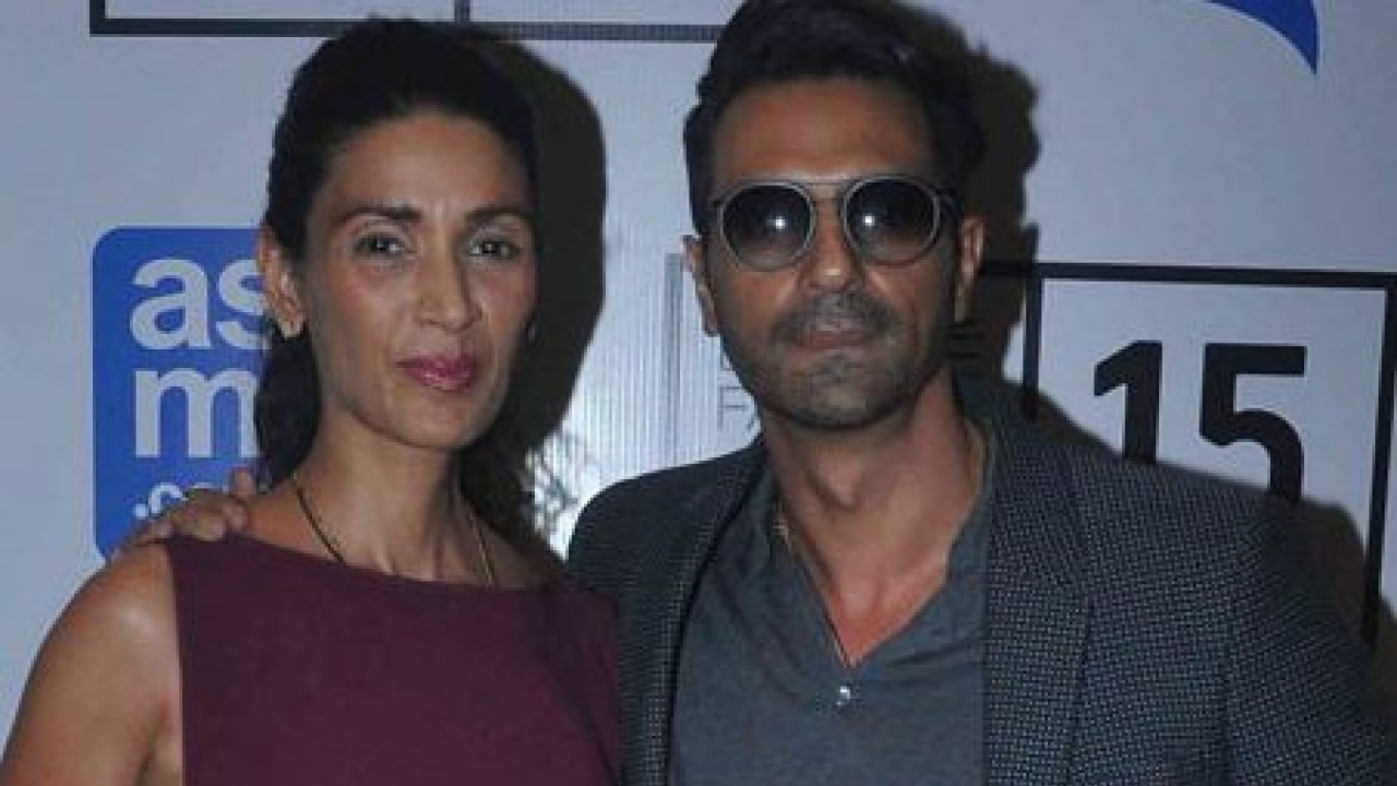 Arjun Rampal and wife Mehr Jessia rubbish divorce rumours; pose ...