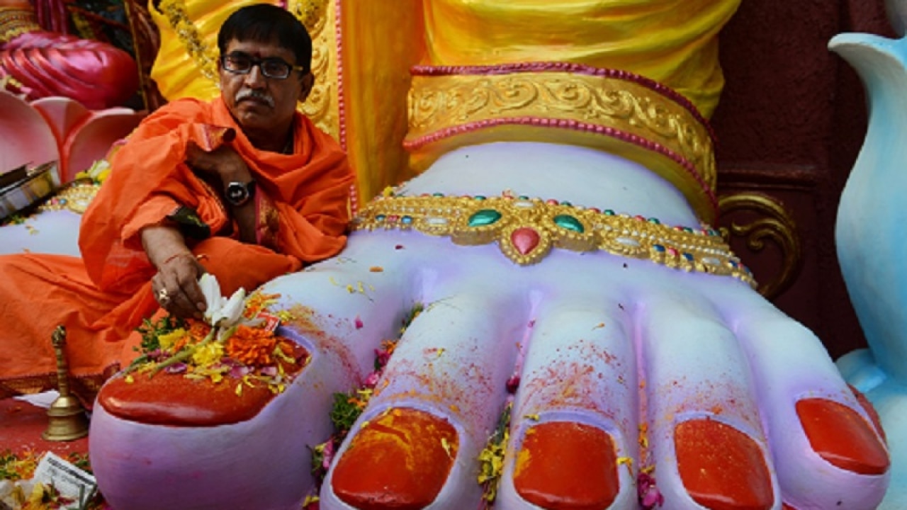 Lord Ganesha idol in Hyderabad