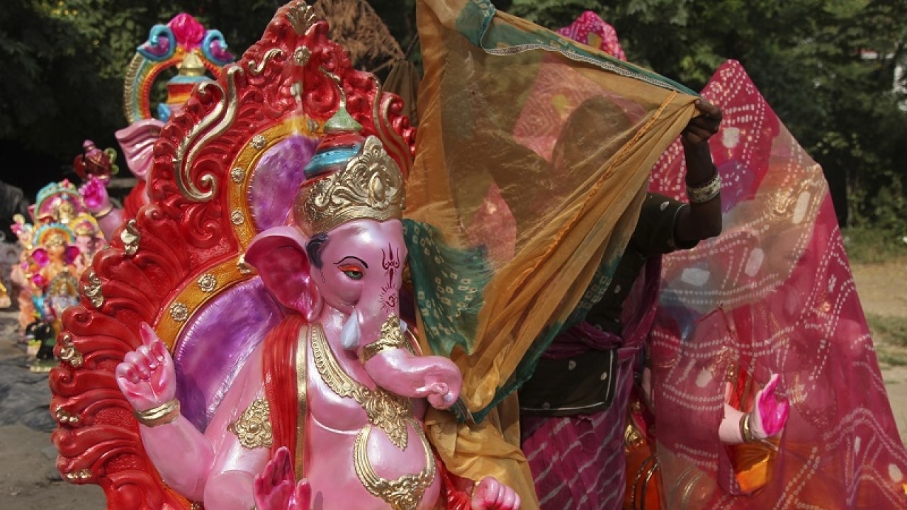 People in Jammu celebrate Ganesh Chaturthi