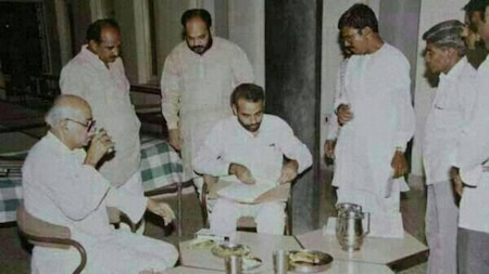 PM Modi in his 1980s