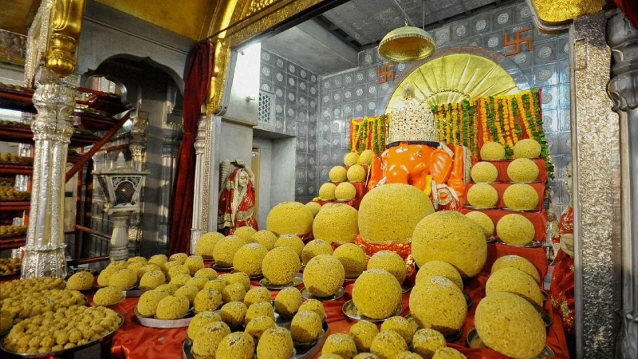 Lord Ganesha in temple