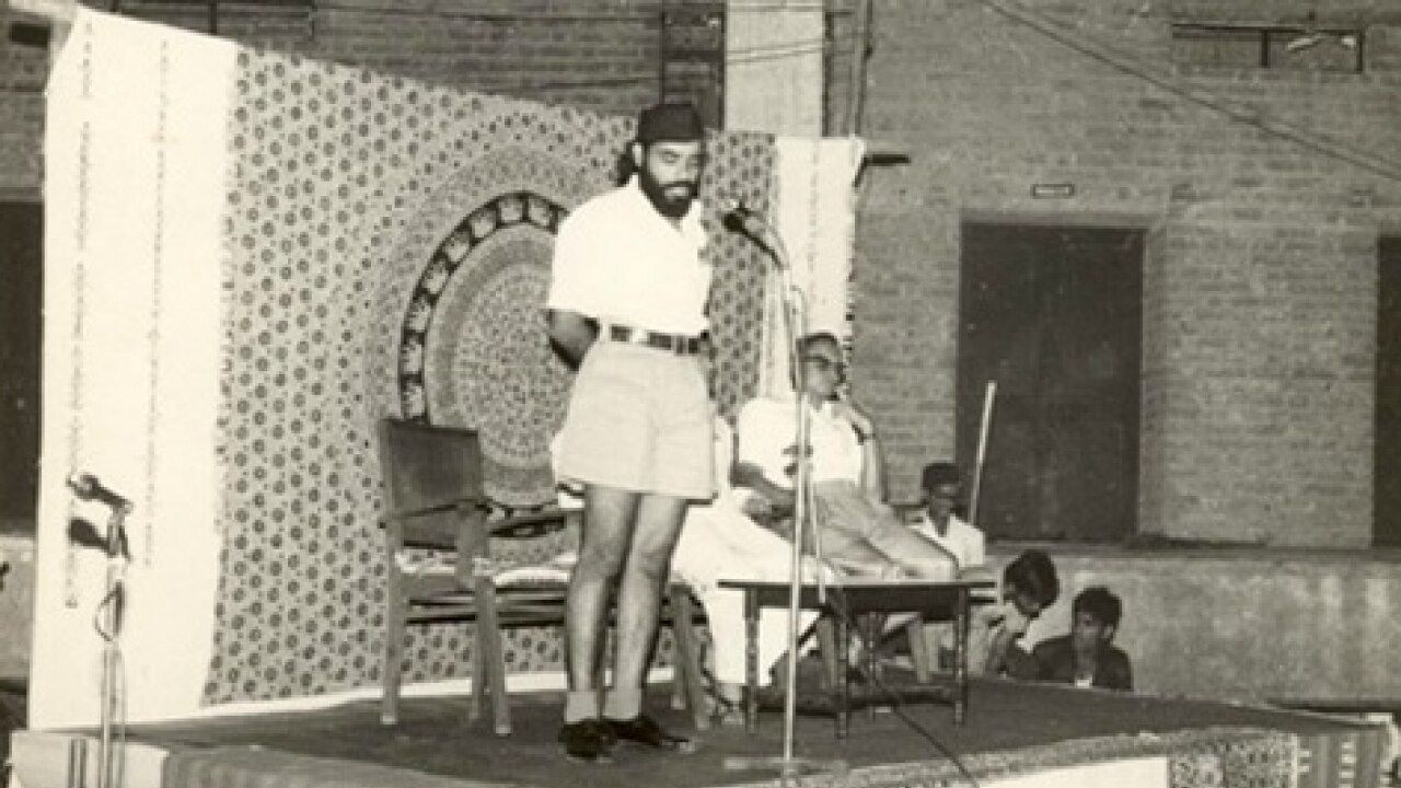 PM Modi during RSS days