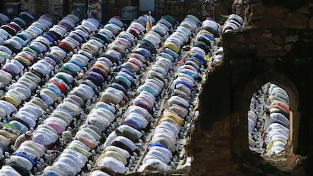 Muslims offer Eid al-Adha prayers in New Delhi