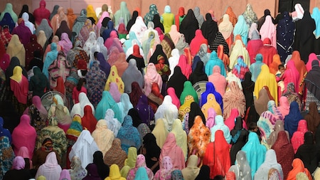 Muslims offer Eid al-Adha prayers in Lahore