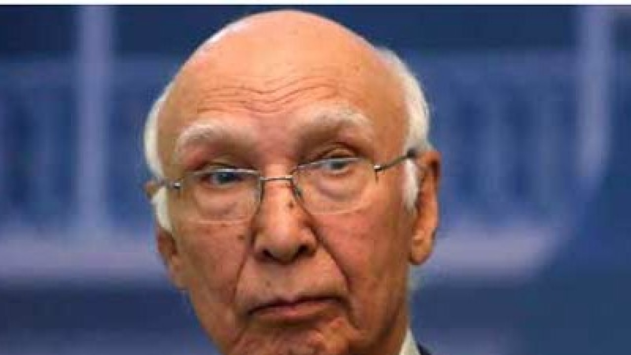 Smart Aziz India didn't respond to goodwill measures, interfering in Pakistan's ...
