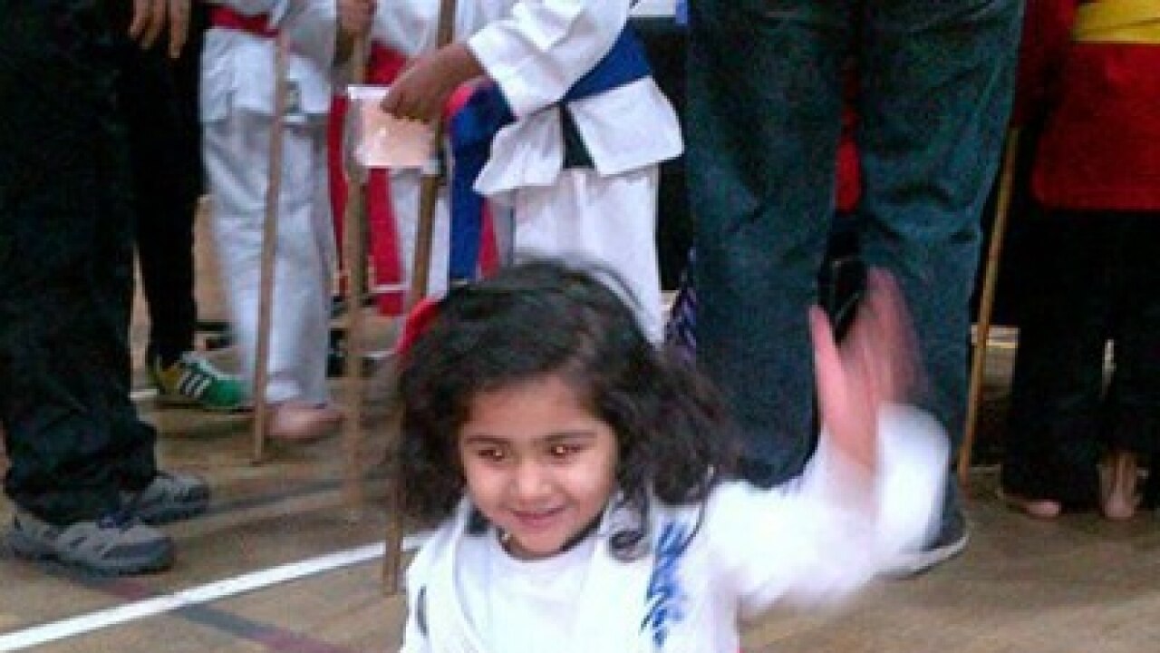 Indianorigin toddler South Africa's youngest ever karate champion