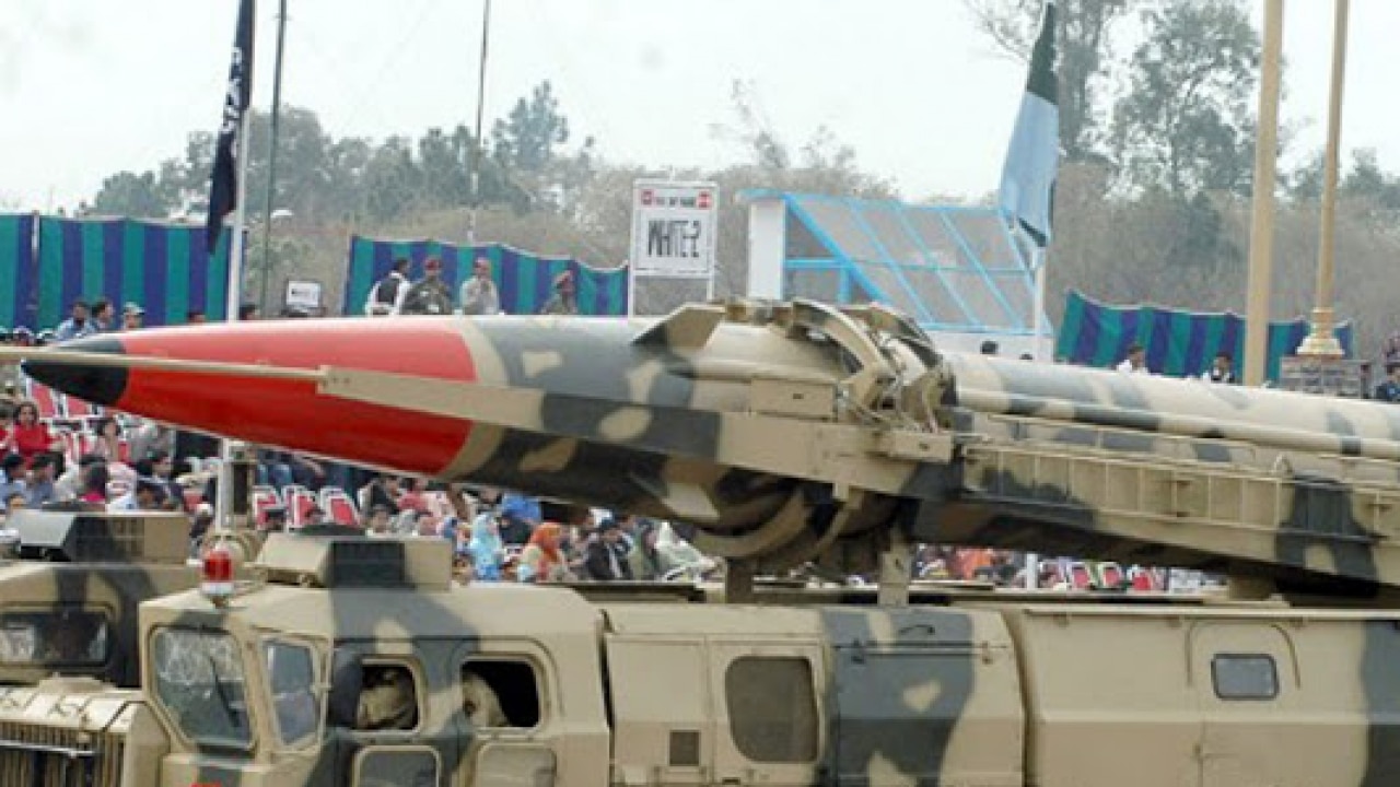 Nuclear weapons meant for war with India, says Pakistan