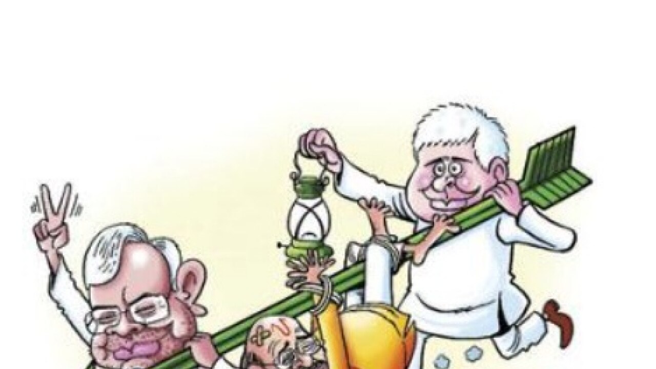 Bihar elections 2015: Nitish Kumar, Lalu Prasad cast(e) Modi away; RJD emerges as single-largest party Bihar elections 2015: Nitish Kumar, Lalu Prasad cast(e) Modi away; RJD emerges as single-largest party