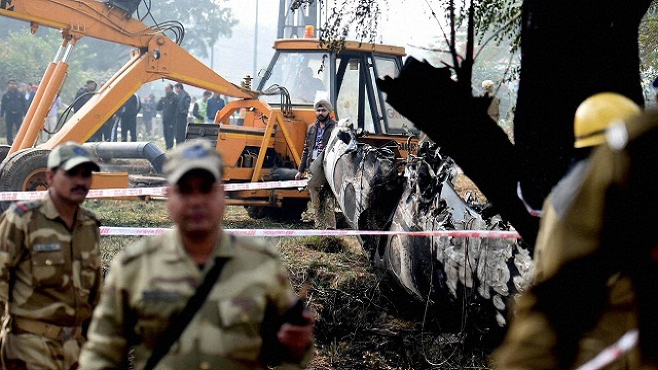 BSF plane crash Delhi Police register FIR