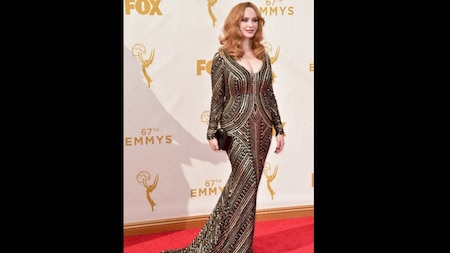 Christina Hendrincks brings her A game to Emmys red carpet