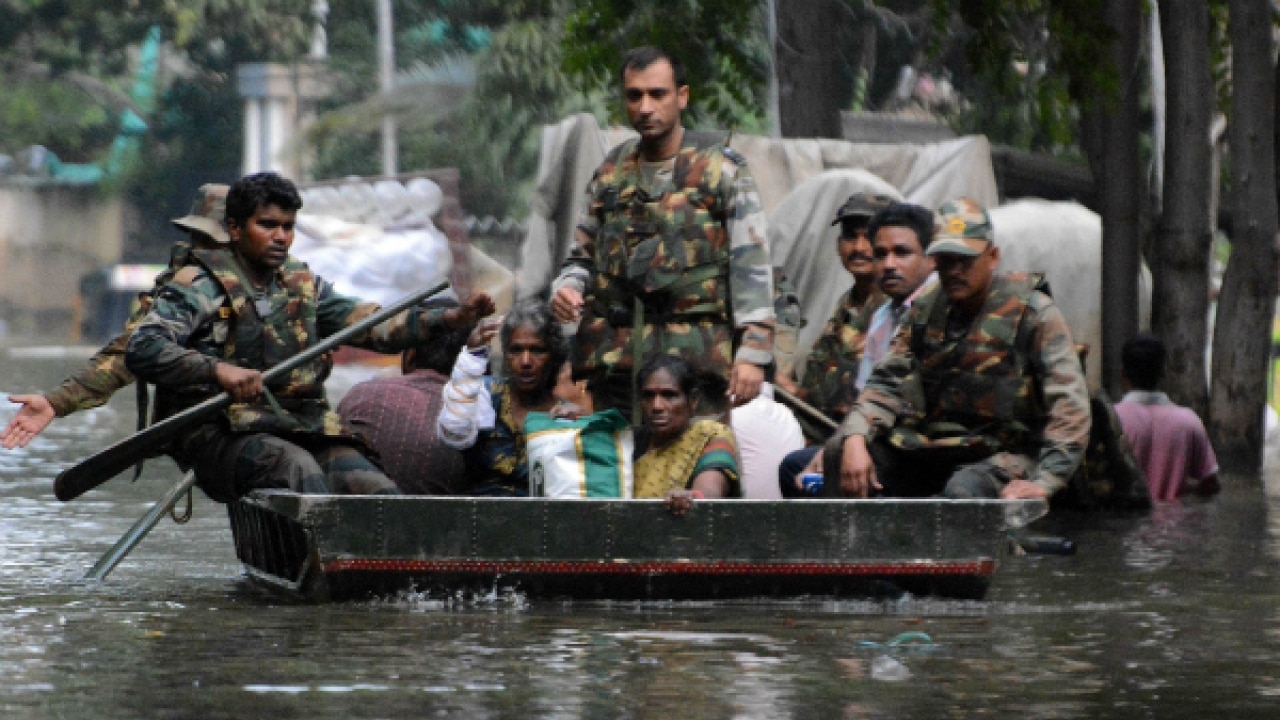 In Pictures: Indian Army Rescue And Relief Operations During Chennai Floods