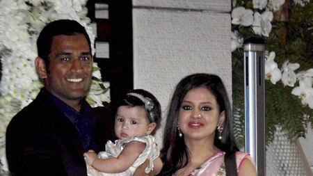The Dhoni family
