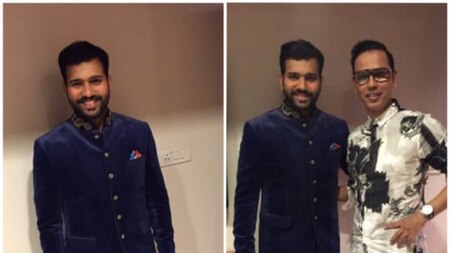 Rohit Sharma at the party