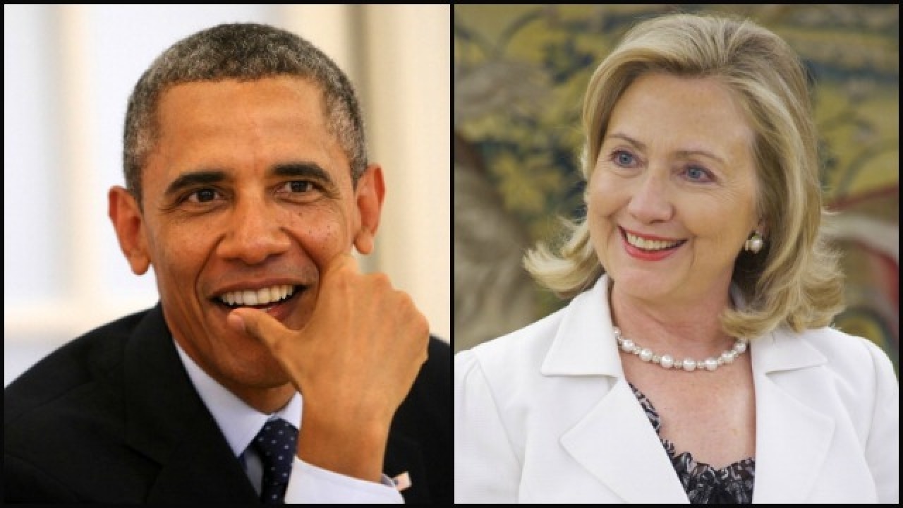 Barack Obama and Hillary Clinton are America's 'most admired': US poll