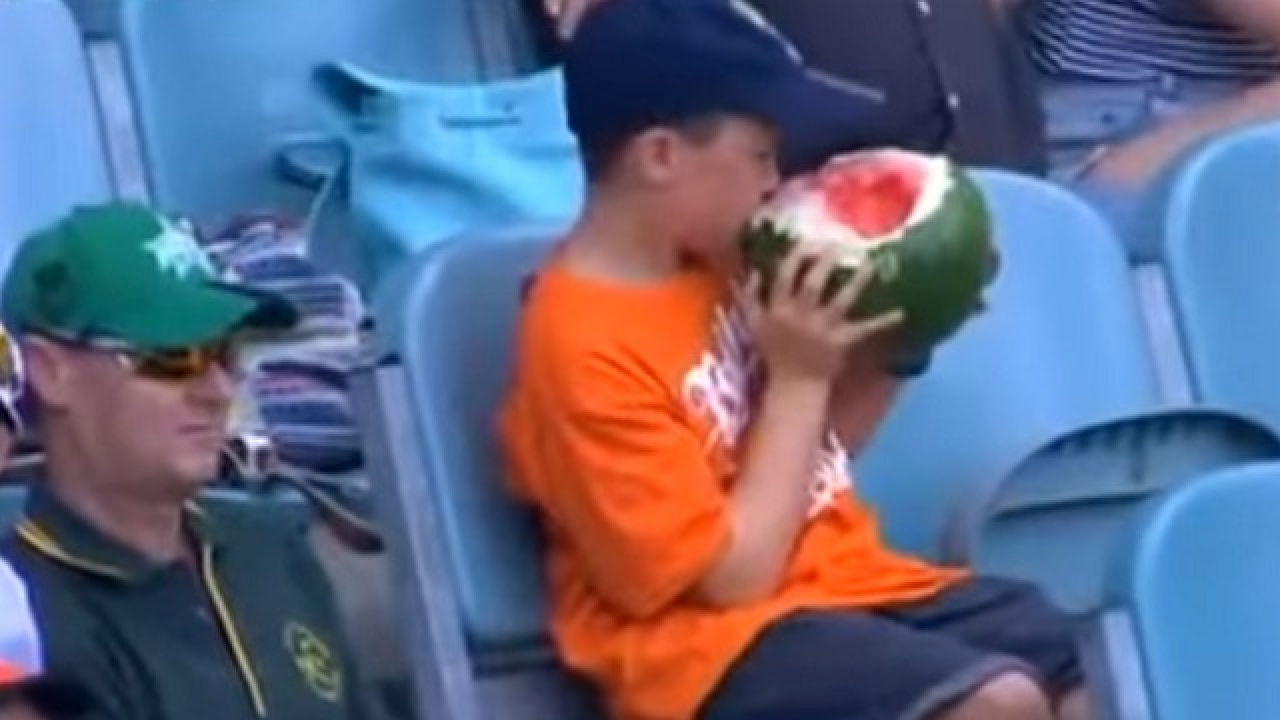 Watch 10yearold 'watermelon boy' is 2016's first viral hit