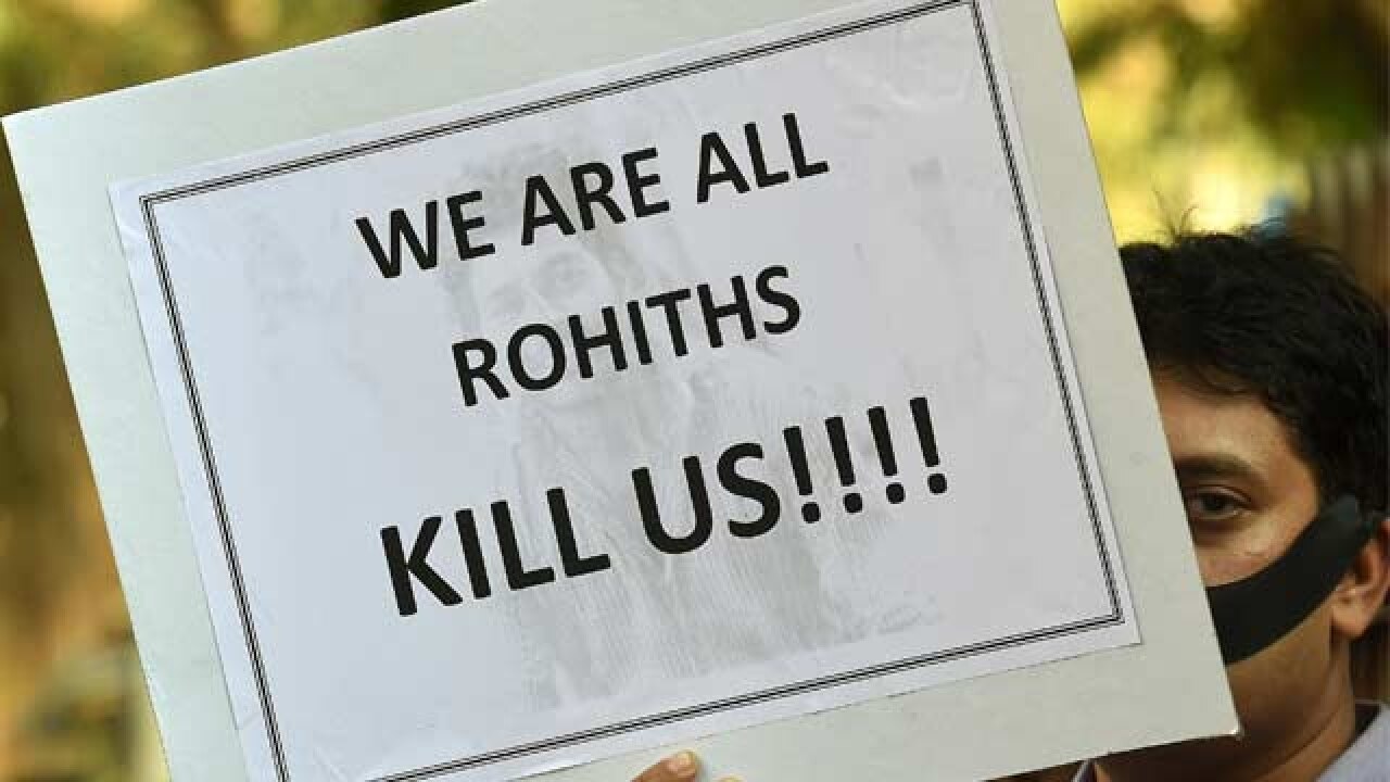 Dalit scholar's suicide: teachers go on one-day hunger strike demanding removal of vice chancellor