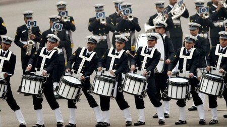 Members of the Indian military band