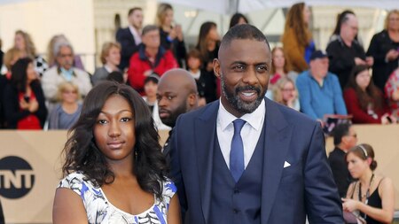 Idris Elba with daughter Isan Elba