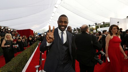 Idris Elba on the SAG red carpet