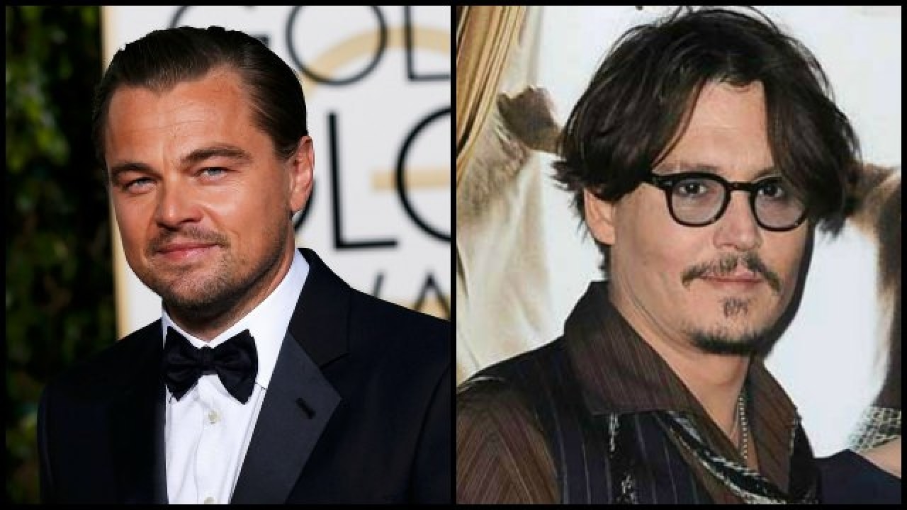 Young Johnny Depp And Leonardo Dicaprio