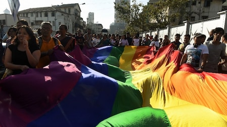Marching for a cause: Mumbai's huge pride parade