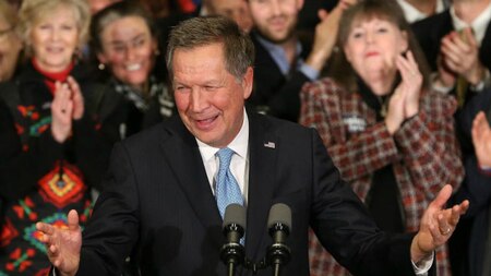 John Kasich comes in second in New Hampshire Republican primary
