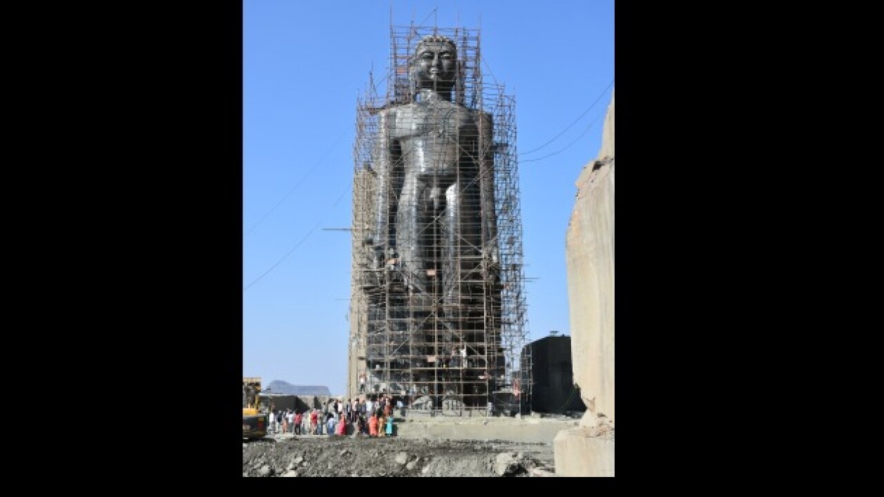 World's tallest idol of Jain teerthankar Lord Rishabhdeva to be sanctified