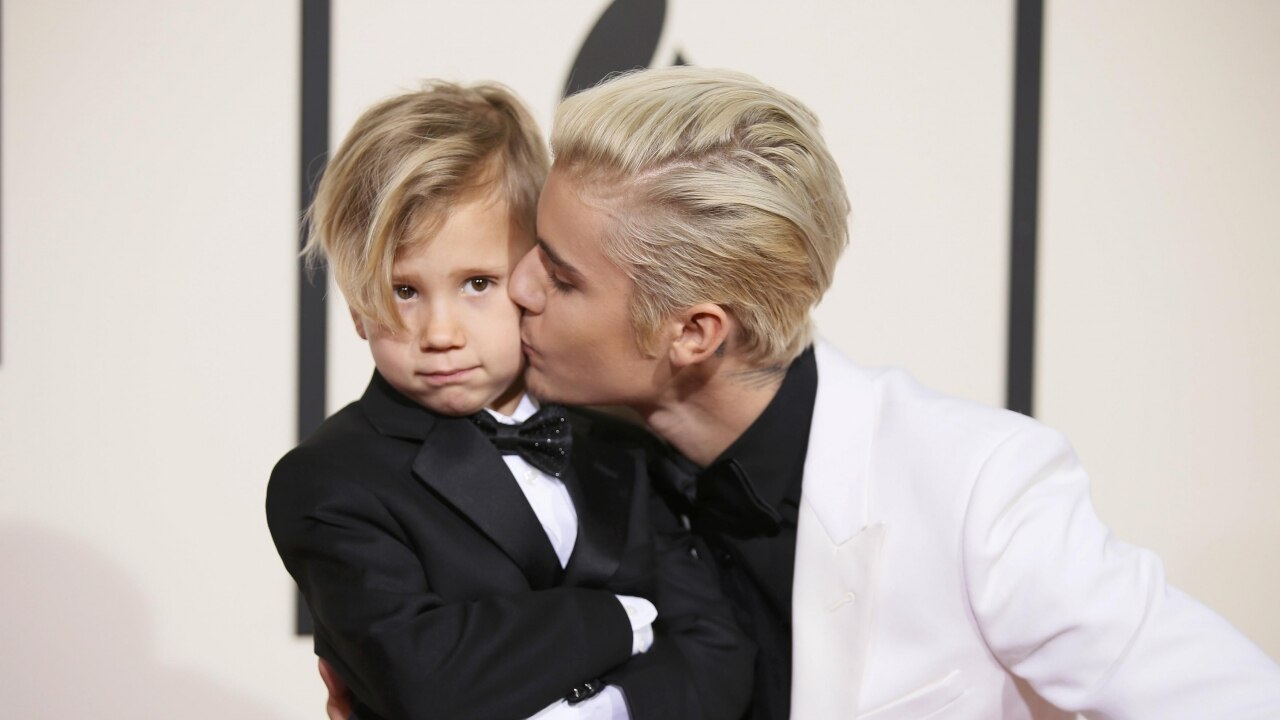 Justin Bieber had the cutest companion of them all!