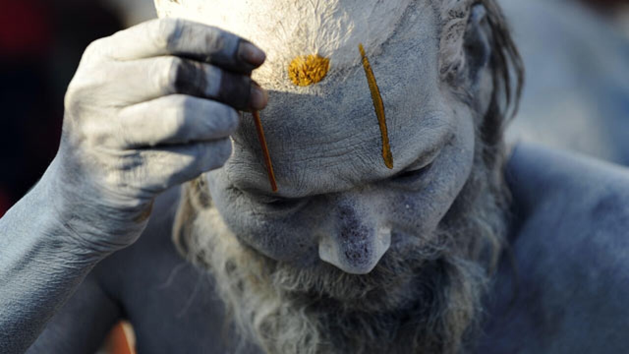 Coloured Sadhu