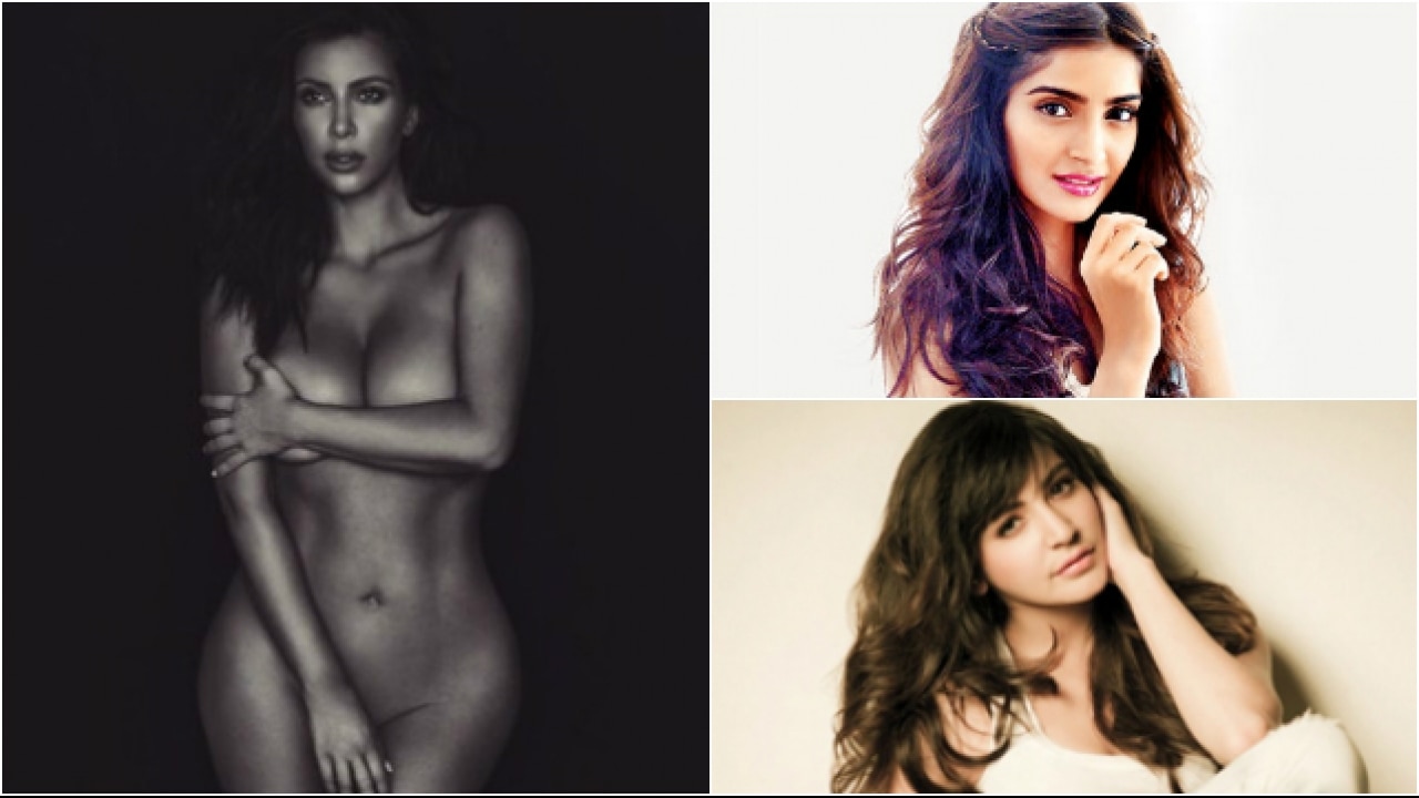 Porn Of Anushka Sharma - Kim Kardashian nude selfie row: Sonam Kapoor and Anushka Sharma also speak  up against 'body-shaming'