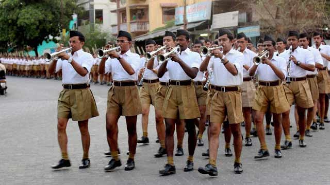 RSS Confirms A Drop In Its Helmlines Sevaks To Wear Khaki Pants And Not  Shorts Now