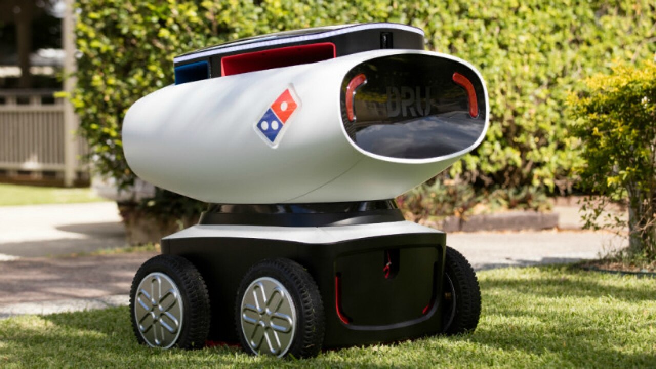 Dominos is testing this adorable autonomous delivery robot