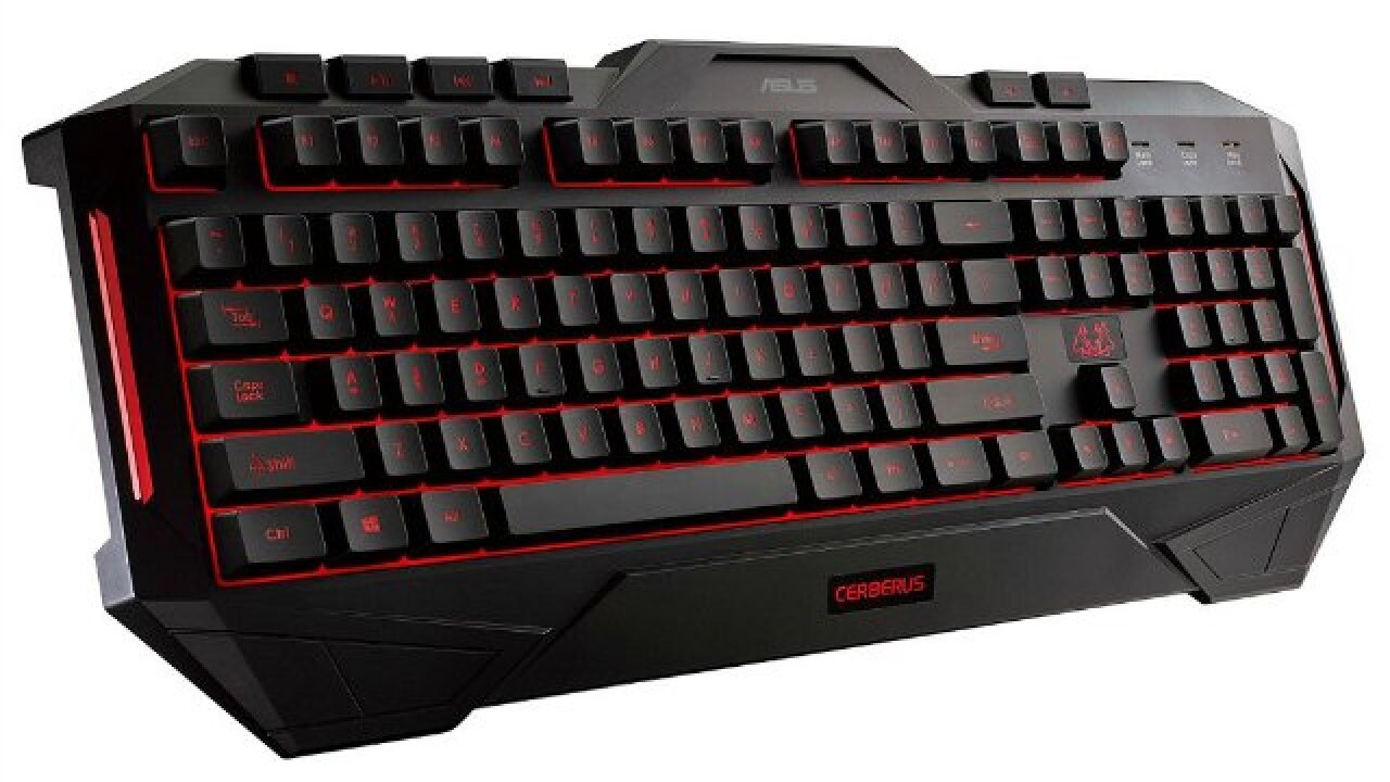 Asus Announces Cerberus Gaming Keyboard Mouse And Mouse Pad