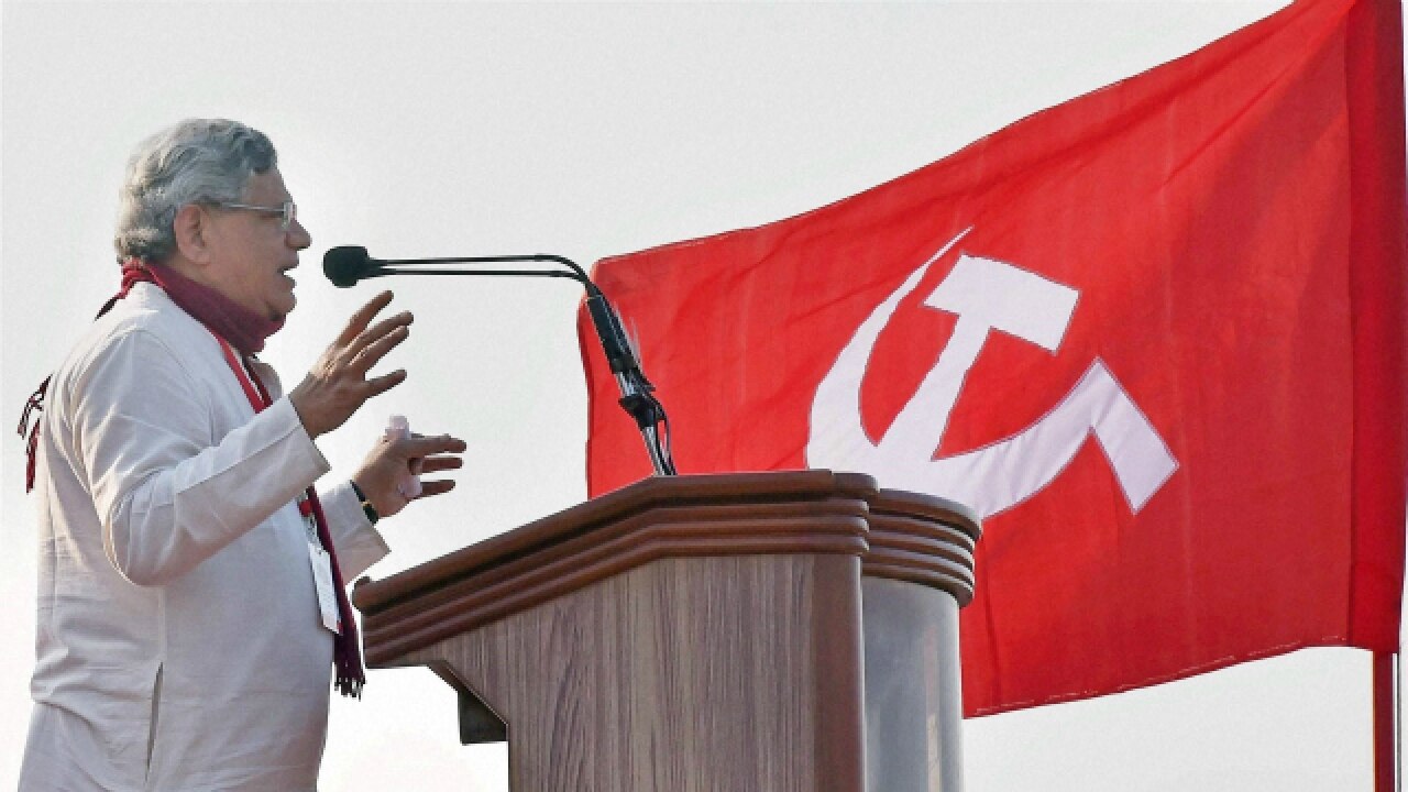 Jai Hind Inquilab Zindabad Slogans Equally Patriotic Says Sitaram Yechury (in south asia) a shout of encouragement; jai hind inquilab zindabad slogans