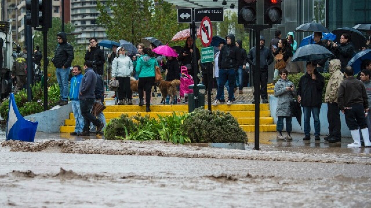Chile rain leaves millions without water, closes copper mine