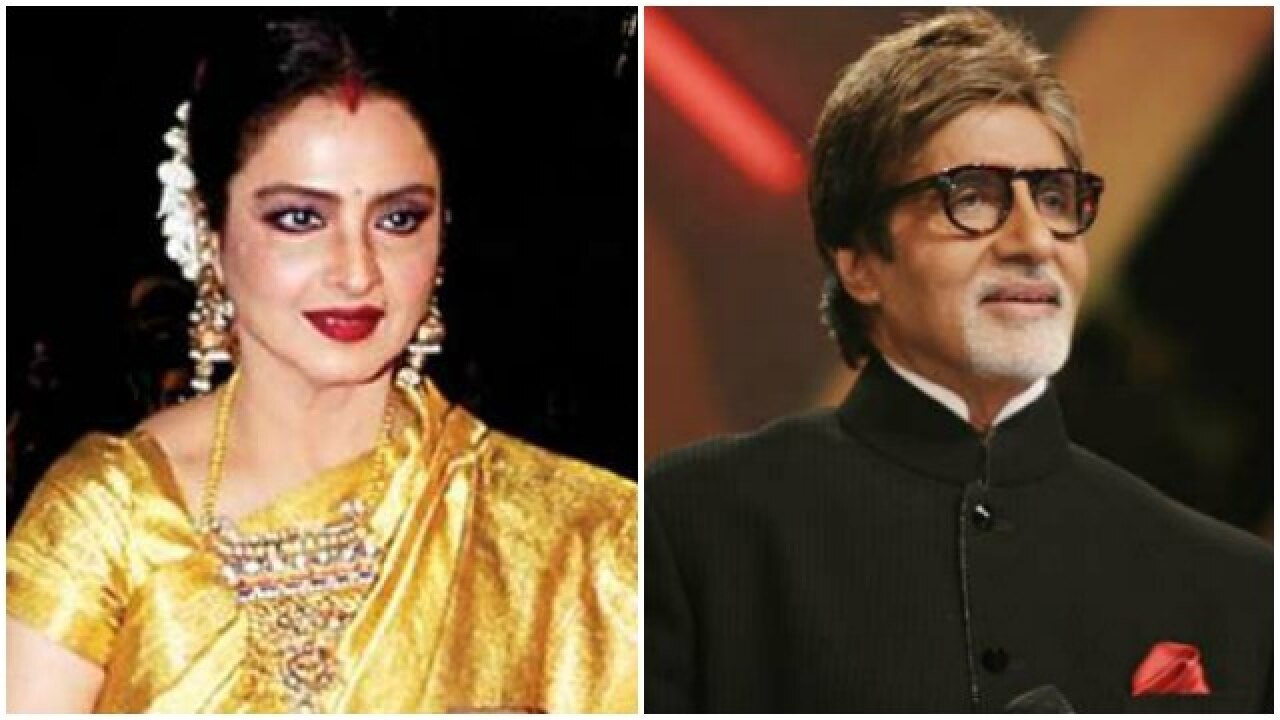 Rekha and Amitabh Bachchan