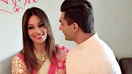 Bipasha Basu with fiance Karan Singh Grover