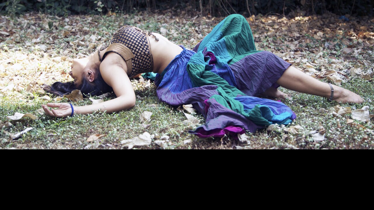 This yogini has combined yoga and dance to create a something beautiful