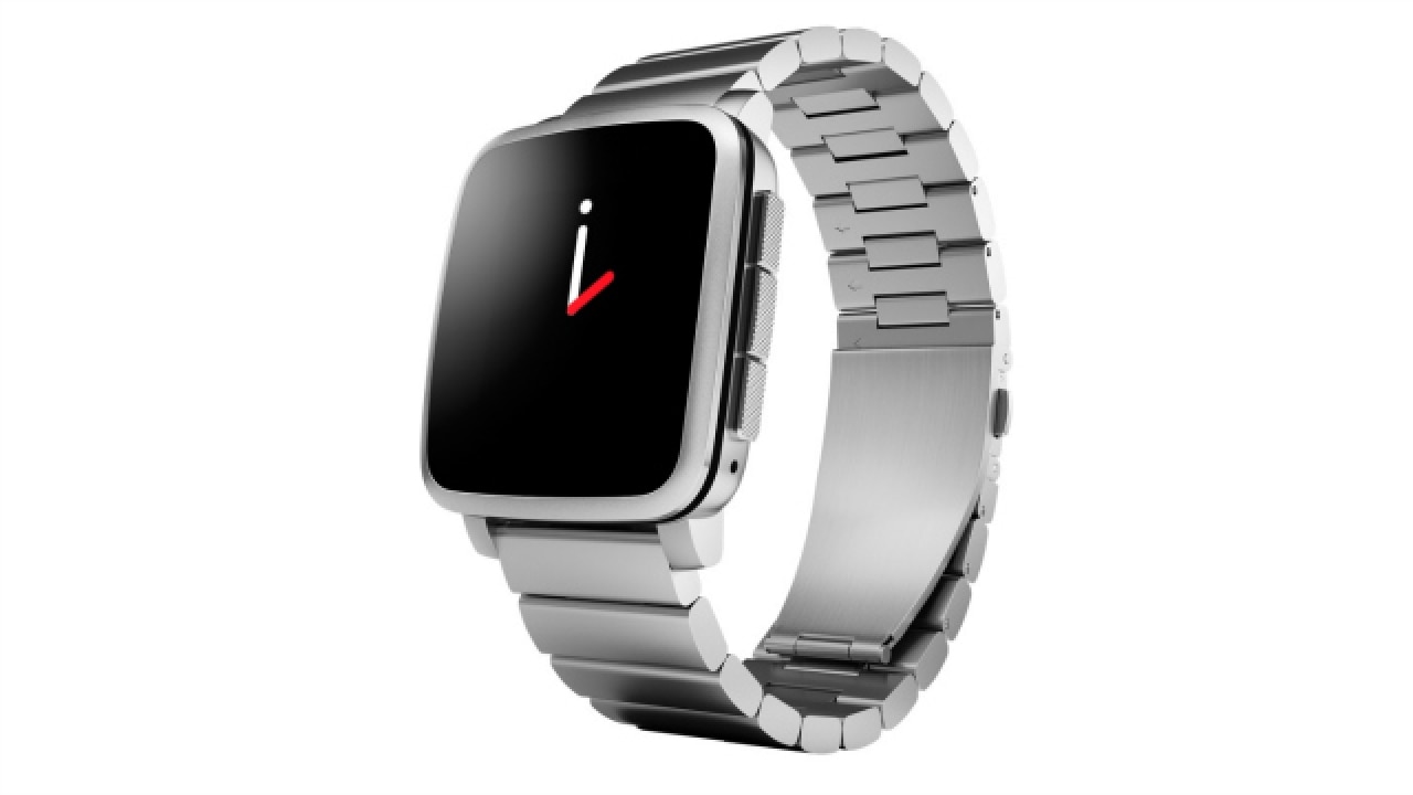 pebble time steel amazon