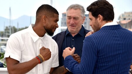 Usher, Robert De Niro and Edgar Ramirez (Photo courtesy - Getty Images)