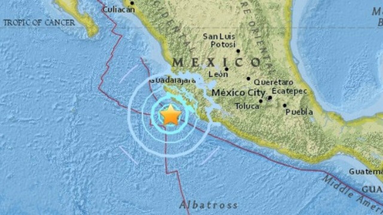 Twin Earthquakes Of Magnitude Strike Off West Coast Of Mexico Usgs