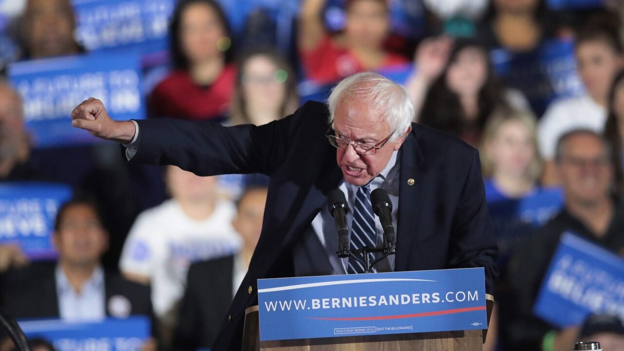 Us Elections 2016 Bernie Sanders Vows To Stay In Democratic Nomination Race 