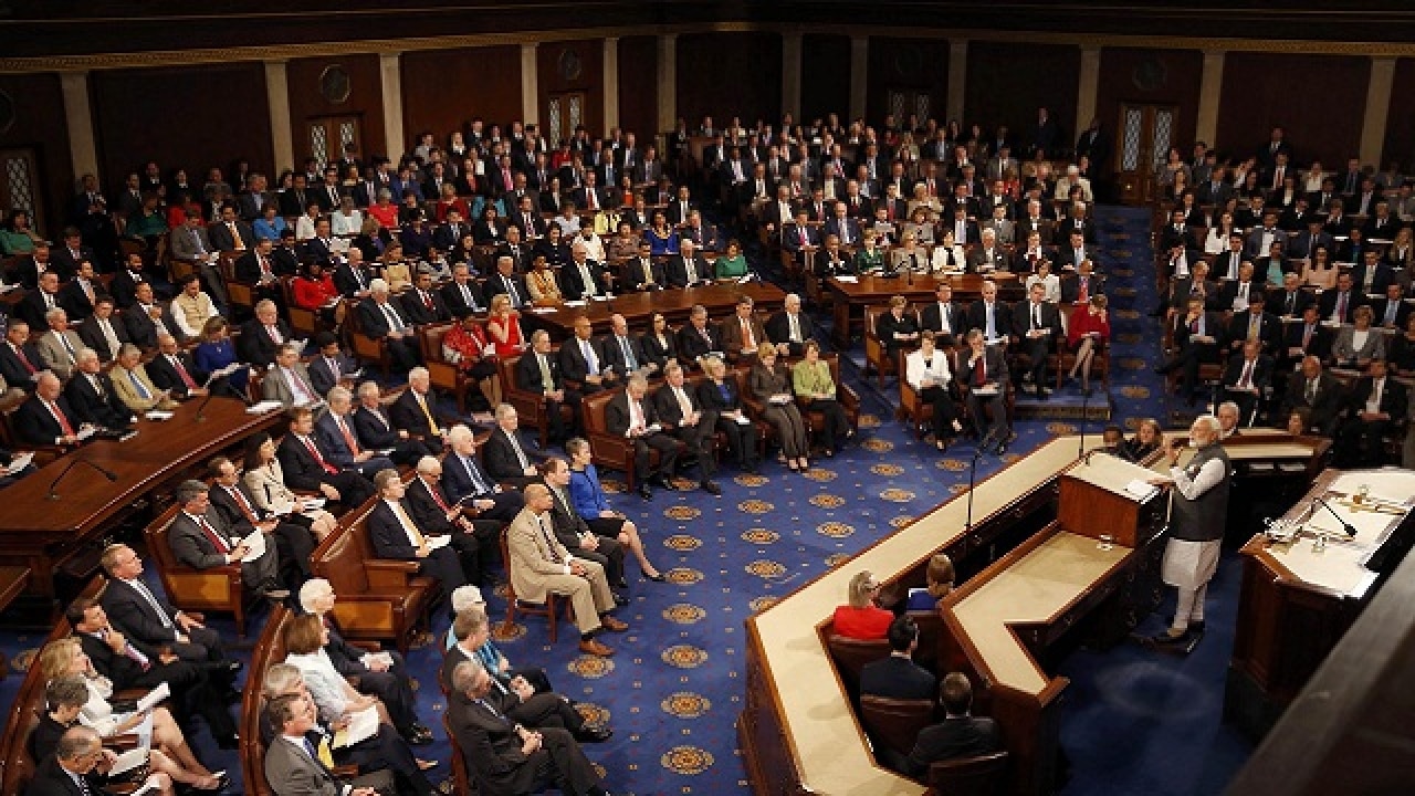 US Congress cheers Narendra Modi with 9 standing ovations, 33 applauses