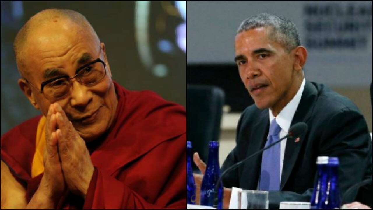 Obama Meets Dalai Lama Urges Direct Dialogue With China To Ease Tensions
