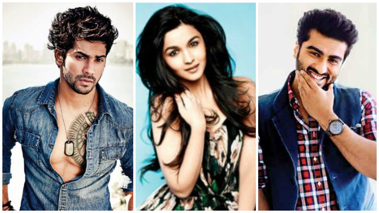 Alia Bhatt, Varun Dhawan & Arjun Kapoor to star in Dharma Production's ...