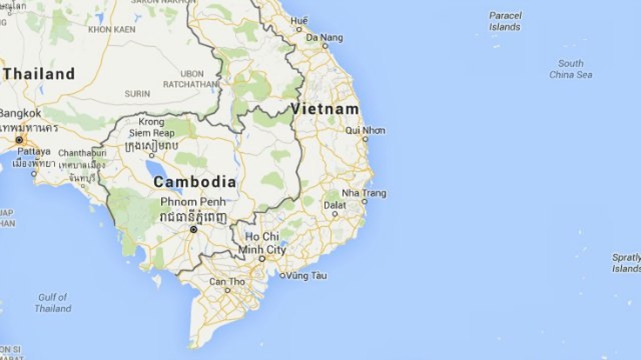 Vietnamese Search Plane Missing With Nine People Aboard   472518 Vietnam Google Maps 