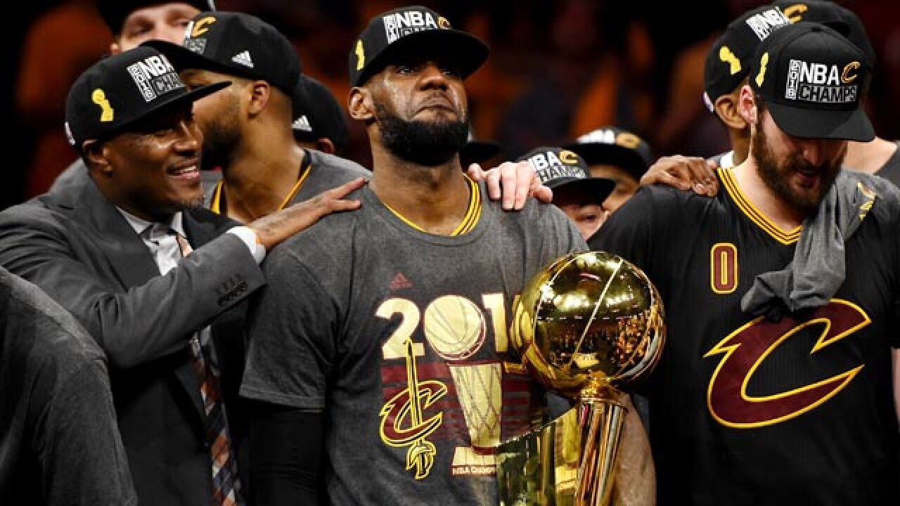 LeBron James named Most Valuable Player of NBA Finals