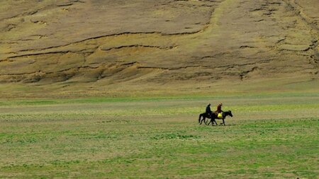 Tibetan horsemen